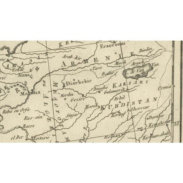 Turkey in Europe and Asia Map by Bonne, 1780 For Sale - Image 6 of 11
