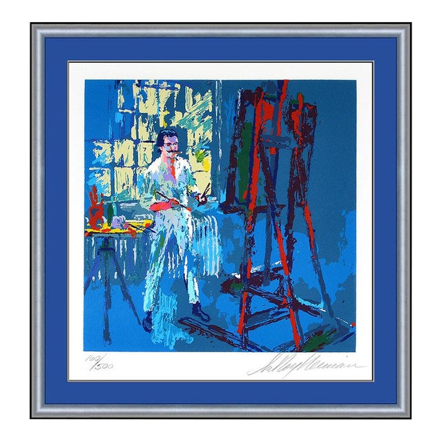 1990s Artist Self Portrait, LeRoy Neiman For Sale