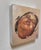 Contemporary When I Play Along by Benjamin Garcia | Oil on Board Portrait of a woman's face with expressive features For Sale - Image 3 of 5
