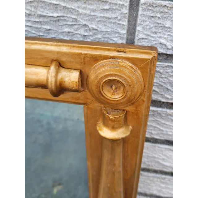 19th Century 3 Section Gilded Mirror Federal Style Refurbished. For Sale - Image 12 of 18