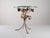 Mid-Century Modern Gilt Metal Floral Rose Side Table, 1970s For Sale - Image 12 of 18