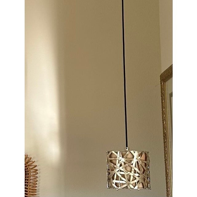 Vintage Brutalist Postmodern Ceiling Pendants -Set of 3 For Sale - Image 12 of 13