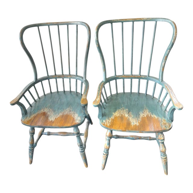 1990s Set of 2 Hooker Chairs For Sale