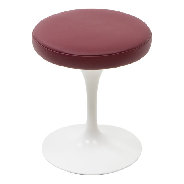 Swiss Tulip Swivel Stool by Eero Saarinen for Knoll, 1970s For Sale