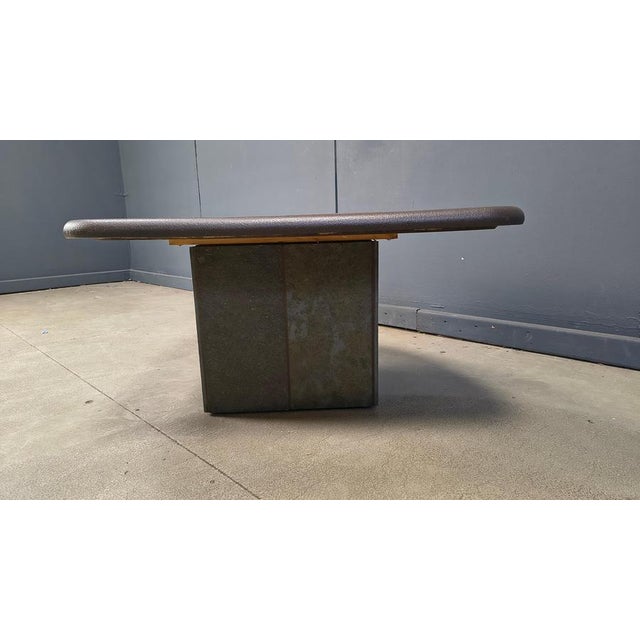 Triangular Coffee Table in the style of Paul Kingma, 1980s For Sale - Image 10 of 18