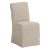 Stoffer Home x Cloth & Company Lindy Slipcover Dining Chair in Francie Tan For Sale