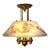 1928 Lightolier Semi-Flush Chandelier For Sale