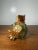 Vintage Ceramic Owl Figurine Incense Holder Green Brown Glaze Pierced Pottery For Sale In Philadelphia - Image 6 of 9
