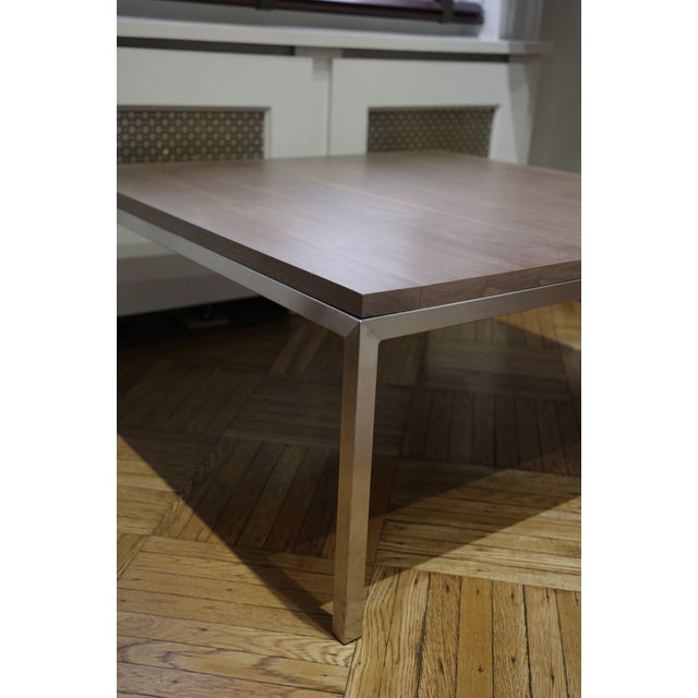 Room & Board Parsons Walnut Coffee Table For Sale - Image 4 of 4