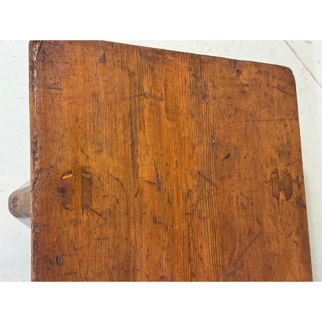 Low Antique Rustic Coffee Table, 1900s For Sale - Image 9 of 18