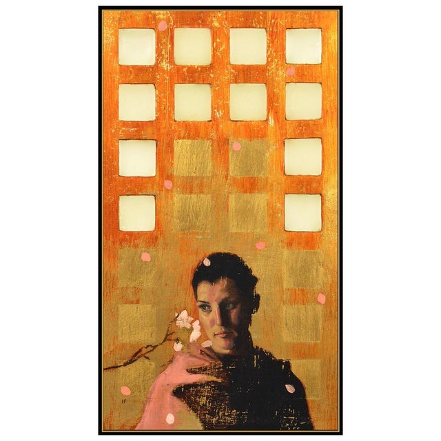 Message us to inquire about custom framing options! (Included for free with every purchase) The artwork here, "Blossom",...