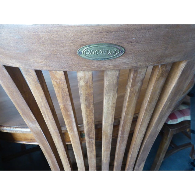 Vintage Outdoor/Indoor Teak Table and 5 Chairs by Chic Teak For Sale - Image 10 of 10
