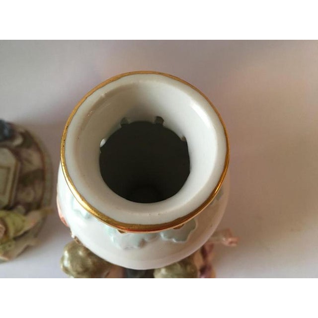 Porcelain Vases from Meissen, Europe, 1850s, Set of 2 For Sale - Image 11 of 18