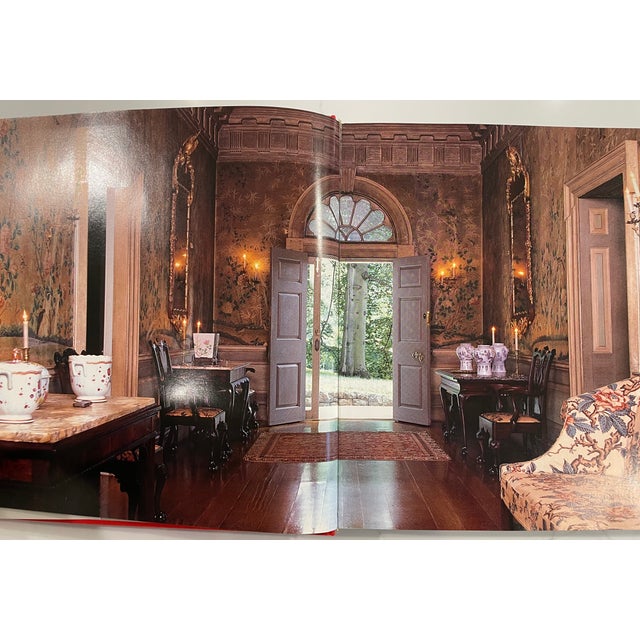 Vintage Red Winterthur DuPont Estate Coffee Table Book - American Elegance Celebrity Recipe Collection For Sale - Image 4 of 12