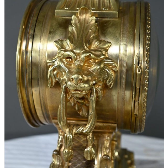 Bronze Clock by G.Philippe for Palais Royal, 1870s For Sale - Image 16 of 18