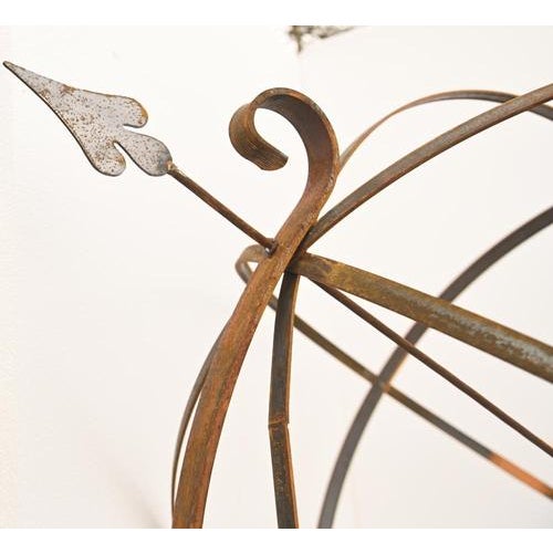 Cast Iron Garden Armillary Sphere For Sale - Image 5 of 9