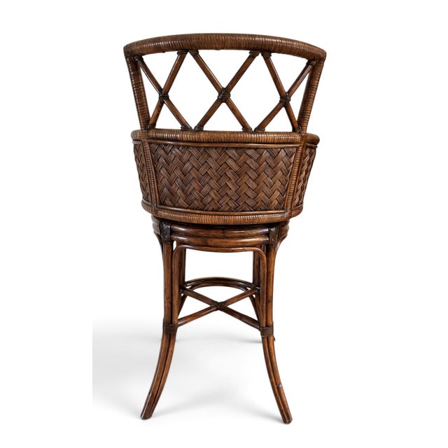 Lexington Tommy Bahama Bali Hai Kamala Bay Swivel Bar Stools, a Pair For Sale - Image 12 of 18