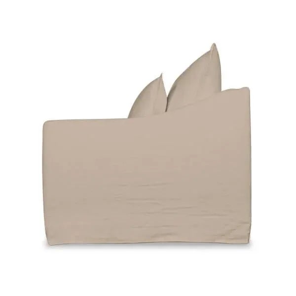 STD Depth: 40" · Slipcovered W/ Wrap Around Skirt · Topstitched On Body · Piping On Seat Cushion · Flat Flange On Back And...