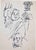 Leo Longanesi, Portraits, Mid-20th Century, China Ink on Paper For Sale