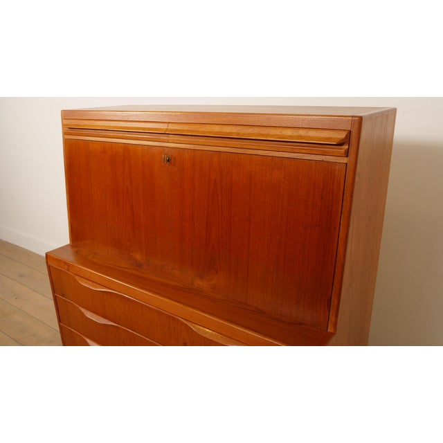 Vintage Secretaire in Teak from Erling Torvits, 1960s For Sale - Image 14 of 18