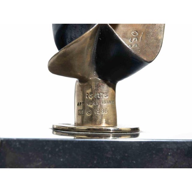 1980s Angelo Basso, Leda Sculpture, 1986, Bronze For Sale - Image 5 of 11