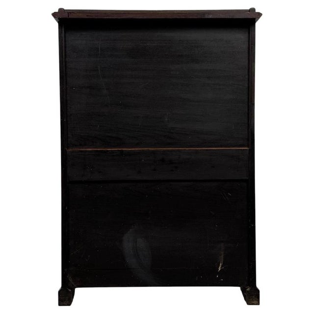 Antique 20th Century English Chippendale Mahogany Bureau For Sale - Image 10 of 15