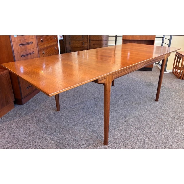 Brown European Mid 20th Century Extending Dining Table With Double Butterfly Leaf by McIntosh, c.1960 For Sale - Image 8 of 17