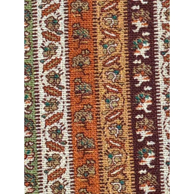 Mulberry Wilde Stripe Fabric 2 7/8 Yards For Sale In Raleigh - Image 6 of 6