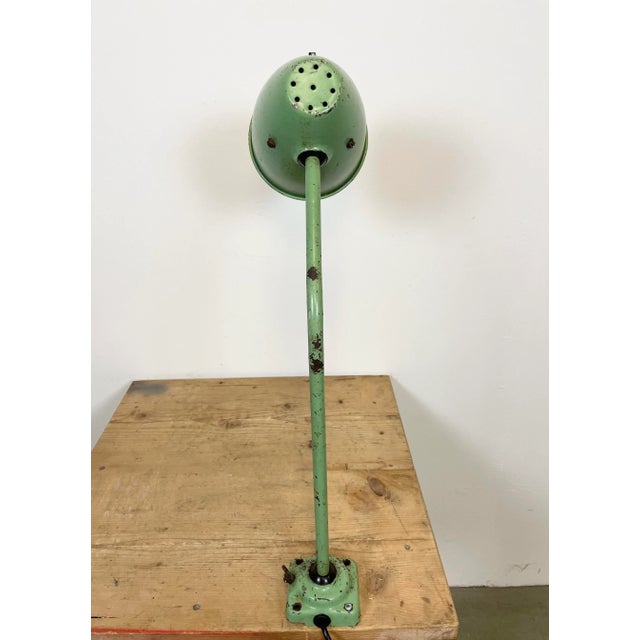 Industrial Green Table Lamp, 1960s For Sale - Image 13 of 16