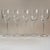 Vintage Handmade Etched Grapevine Tulip-Stem Wine Glasses – Set of 5 For Sale - Image 9 of 11
