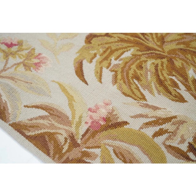 Early 21st Century Aubusson Rug 2'5'' X 8' For Sale - Image 5 of 10