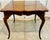 Vintage French Country Carved Burlwood Top Game & Dining Table – Ideal for Mahjong or Breakfast Nook For Sale In New York - Image 6 of 10