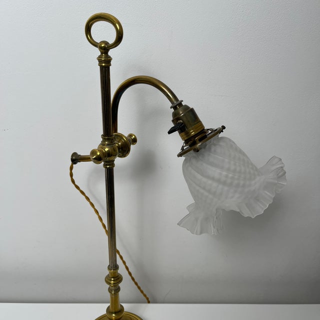 Desk Lamp with Crystal Lampshade For Sale - Image 4 of 16