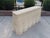 Wicker Rattan Scalloped Console Table in the Palm Beach Style For Sale In South Bend - Image 6 of 12