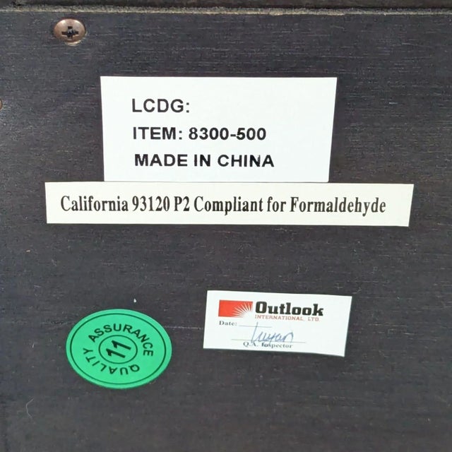 Metropolitan Home Six Drawer Two Cabinet Wood Dresser For Sale - Image 9 of 11