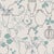 Sample - Flower Vases Wallpaper by Susan Hable in Periwinkle / Taupe For Sale