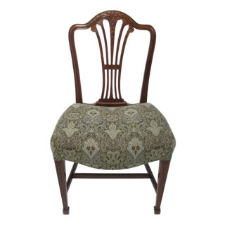 1940s Single Mahogany Chair Made by Irving and Casson of Cambridge Ma For Sale