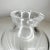 Transparent 1980s Postmodern Petite Vase Sculptural Glass Clean Lines Ribbed Design For Sale - Image 8 of 9