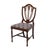 HIGH END VINTAGE Solid Mahogany Traditional Duncan Phyfe / Hepplewhite Style Shield Back Dining Side Chair 37.5" High...