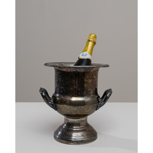 20th Century French Silver Plated Champagne Bucket For Sale - Image 17 of 18