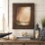 Beautiful vintage textured oil painting by artist Philip Sandee. Featuring a peaceful beach scene with weathered wooden...