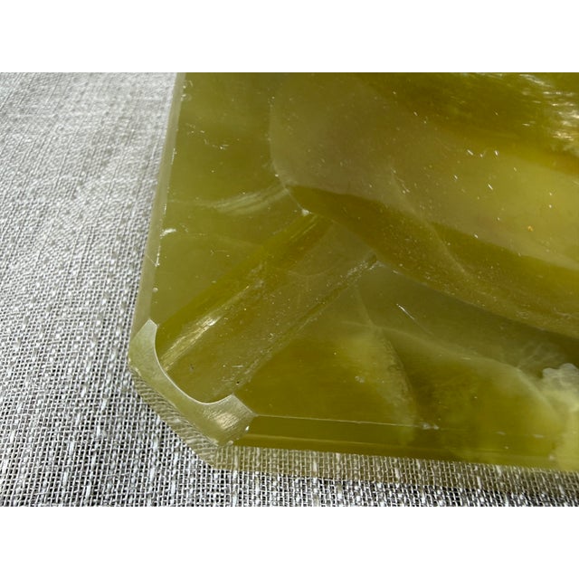 Mid Century Green Marble Catchall Ashtray For Sale - Image 14 of 16