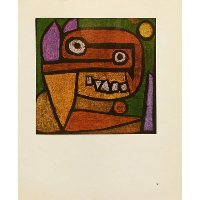 1969 After Paul Klee "Mask" Full Color Print For Sale In Dallas - Image 6 of 7