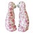 Pink Floral Staffordshire Style Spaniel Dog Figurines - a Pair For Sale - Image 4 of 8