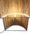 Textile Organic Modern Coastal Natural Grass Tiered Wall Sconce For Sale - Image 7 of 9