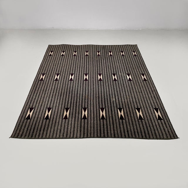 Austrian Rug attributed to Josef Hoffmann for Johann Backhausen and Sohne, 1960s For Sale - Image 12 of 12