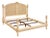 Ej Victor French “Julia Gray” Carved Cane Bed - King Size For Sale