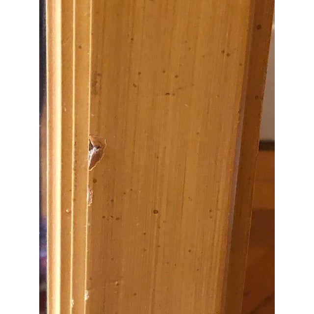 Large Mid-20th Century Asian-Style Wood Fretwork Wall Mirror For Sale - Image 11 of 12