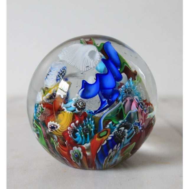 Vintage Murano Glass Paperweight For Sale In Milwaukee - Image 6 of 7