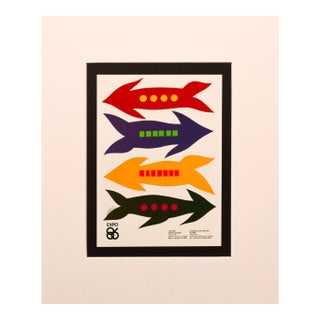 2002 Canadian Exhibition Postcard, "Expo 86" From 1986 Canadian Exposition Poster, Vittorio Fiorucci For Sale